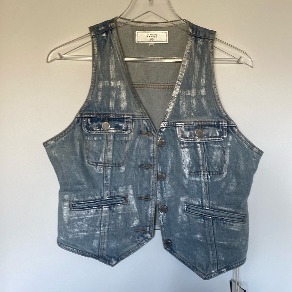 Denim vest by Blank NYC